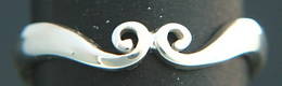 R250 Silver koru band