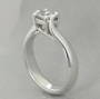 Diamond Set Princess cut Engagement Ring